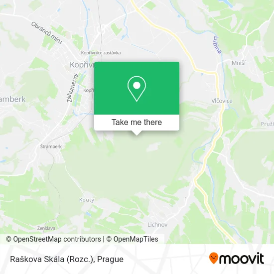 Карта Raškova Skála (Rozc.)