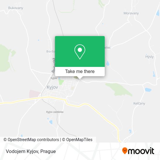 Карта Vodojem Kyjov