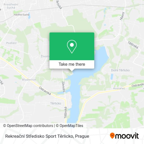 Rekreační Středisko Sport Těrlicko map