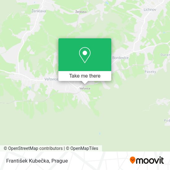František Kubečka map
