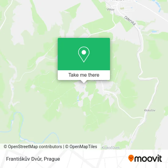 Карта Františkův Dvůr