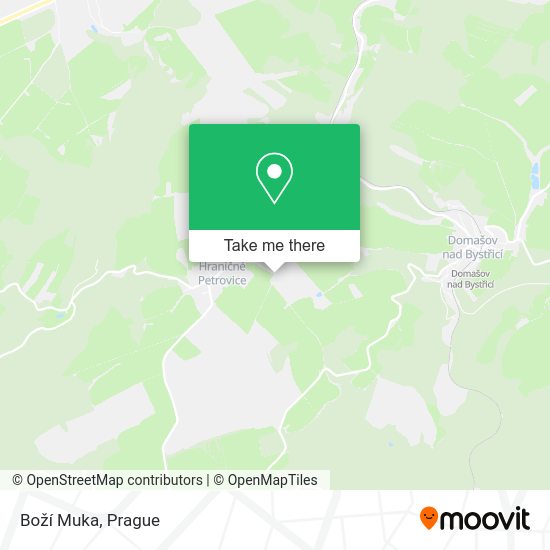 Boží Muka map