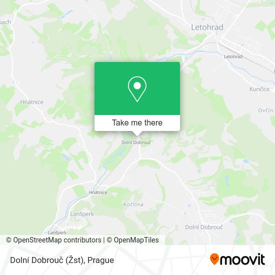 Dolní Dobrouč (Žst) map
