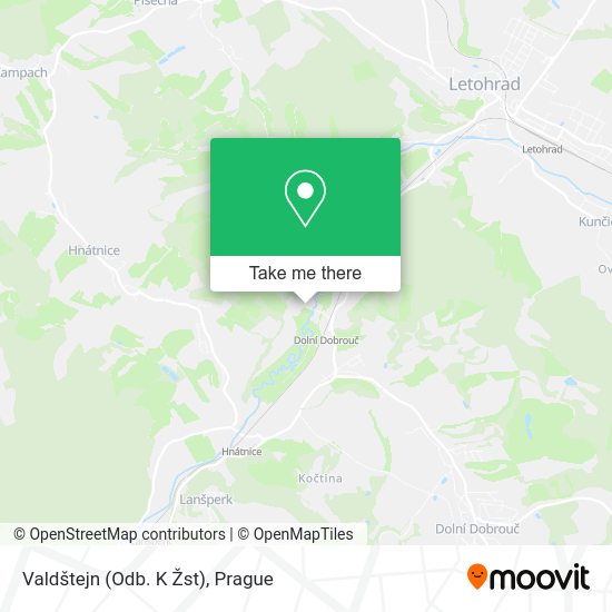 Valdštejn (Odb. K Žst) map