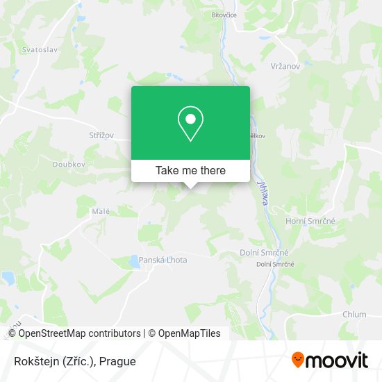Rokštejn (Zříc.) map