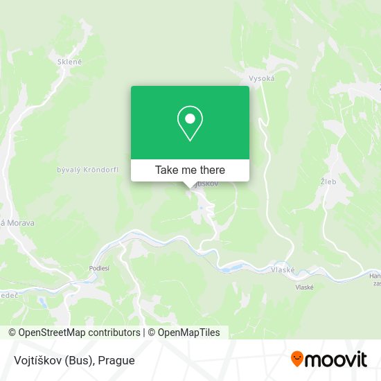 Vojtíškov (Bus) map