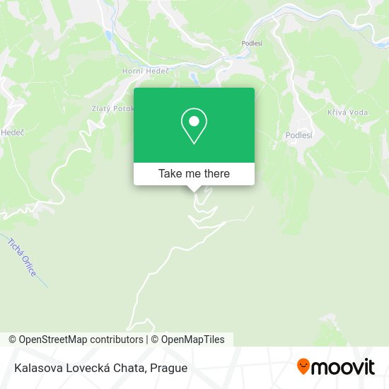 Kalasova Lovecká Chata map