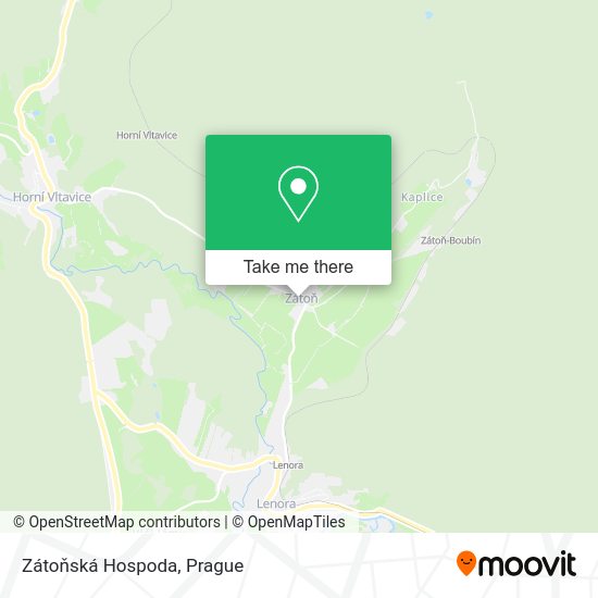 Zátoňská Hospoda map