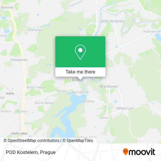 POD Kostelem map