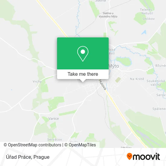 Карта Úřad Práce