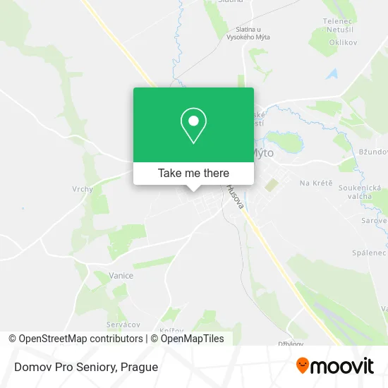 Карта Domov Pro Seniory