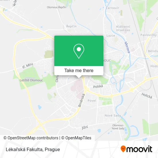 Карта Lékařská Fakulta
