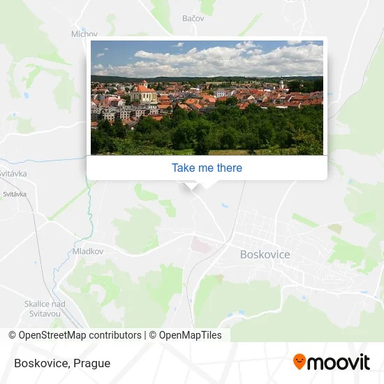 Карта Boskovice
