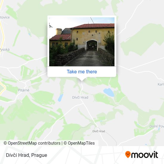 Dívčí Hrad map