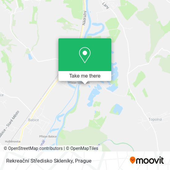 Rekreační Středisko Skleníky map