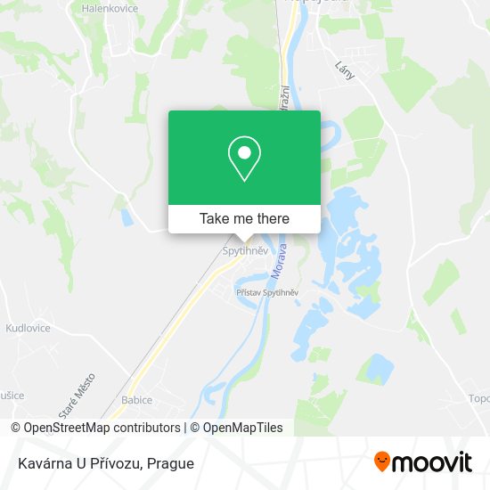 Kavárna U Přívozu map
