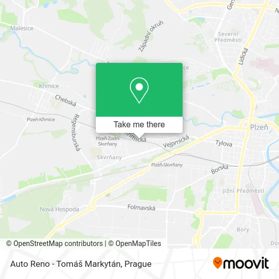 Карта Auto Reno - Tomáš Markytán