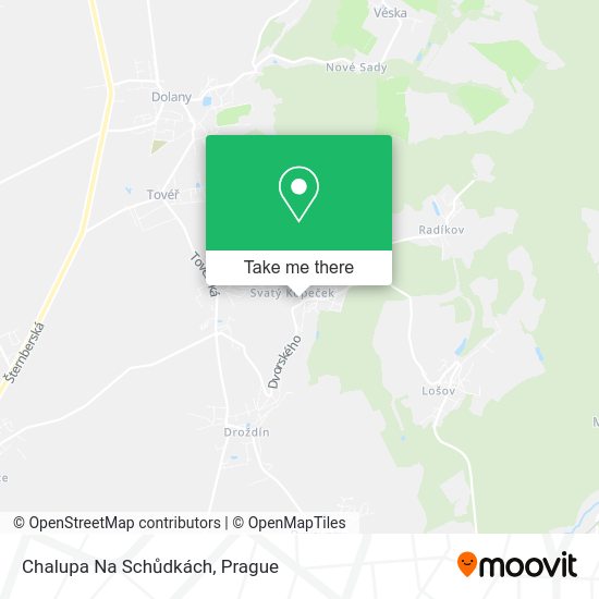 Chalupa Na Schůdkách map
