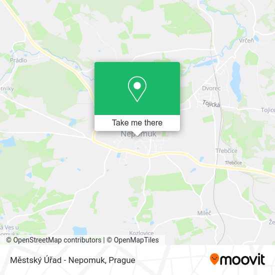 Městský Úřad - Nepomuk map