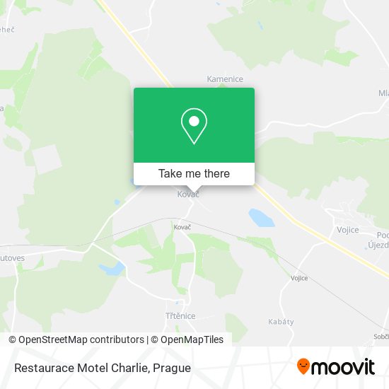 Restaurace Motel Charlie map
