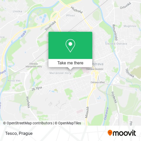 Tesco map