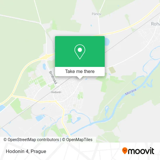 Карта Hodonín 4
