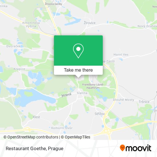 Карта Restaurant Goethe