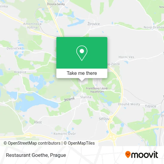 Карта Restaurant Goethe