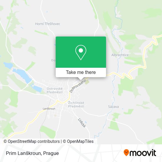 Карта Prim Lanškroun