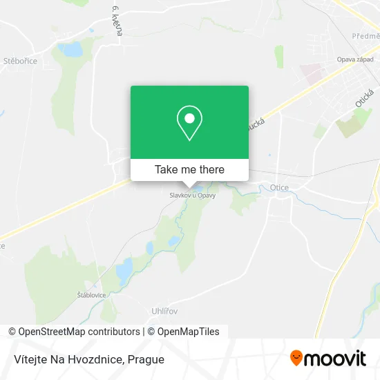 Vítejte Na Hvozdnice map