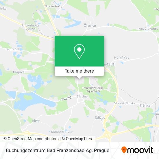 Buchungszentrum Bad Franzensbad Ag map