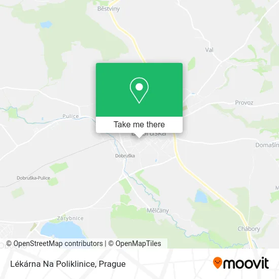 Карта Lékárna Na Poliklinice