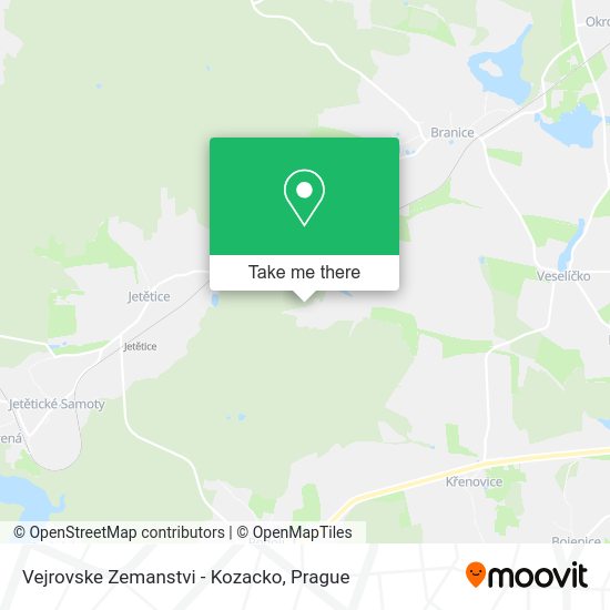 Vejrovske Zemanstvi - Kozacko map