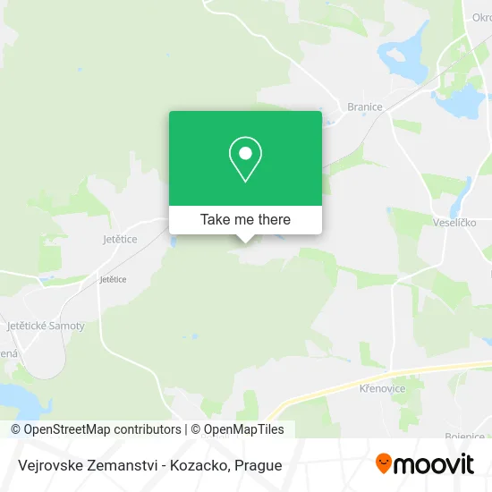 Vejrovske Zemanstvi - Kozacko map