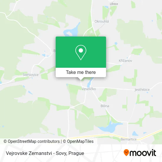 Карта Vejrovske Zemanstvi - Sovy