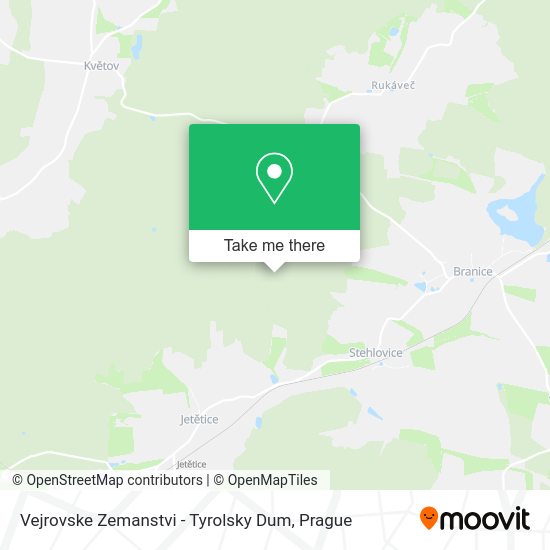 Vejrovske Zemanstvi - Tyrolsky Dum map