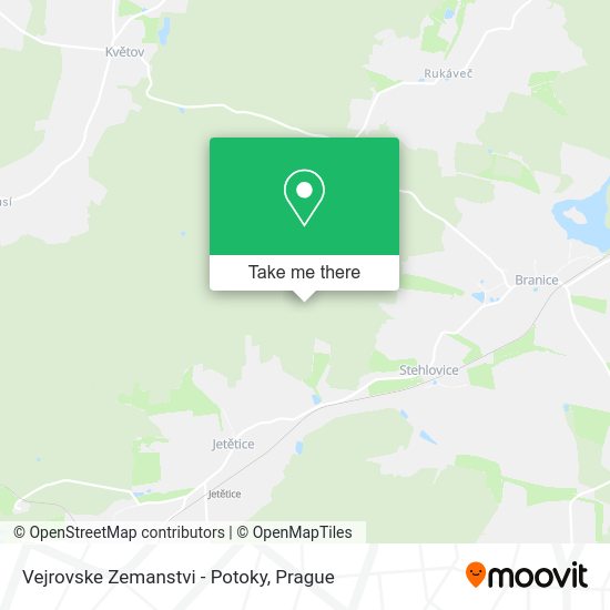 Vejrovske Zemanstvi - Potoky map