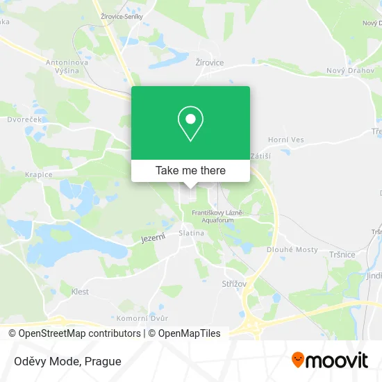 Карта Oděvy Mode