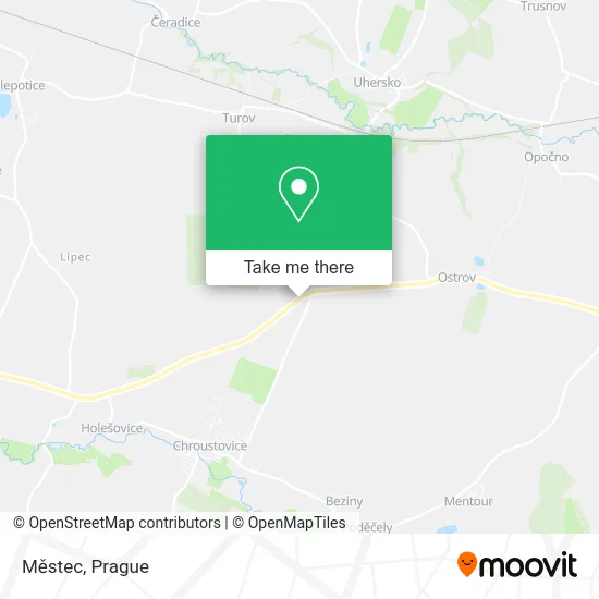 Карта Městec
