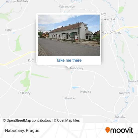Карта Nabočany