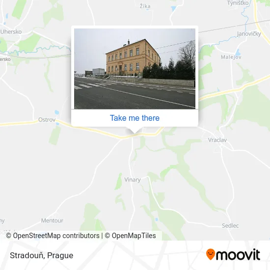 Карта Stradouň