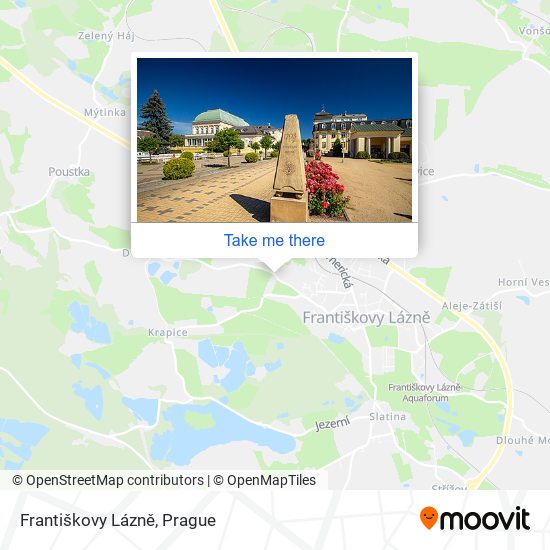 Františkovy Lázně map