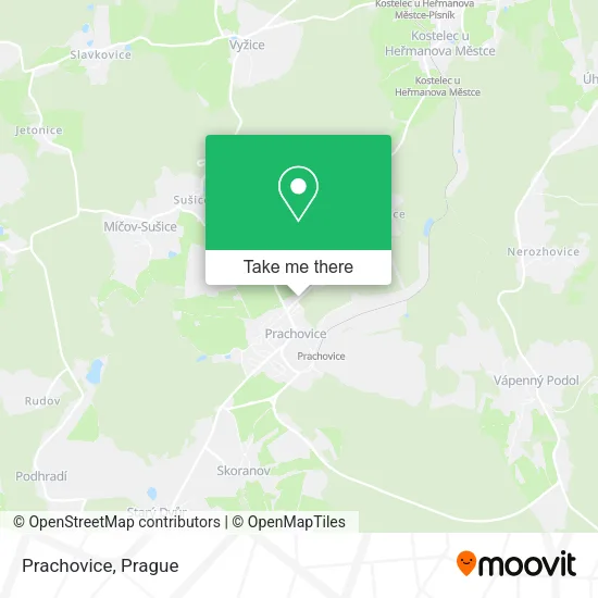 Карта Prachovice