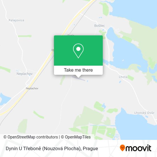 Карта Dynín U Třeboně (Nouzová Plocha)