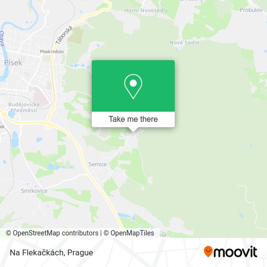 Na Flekačkách map
