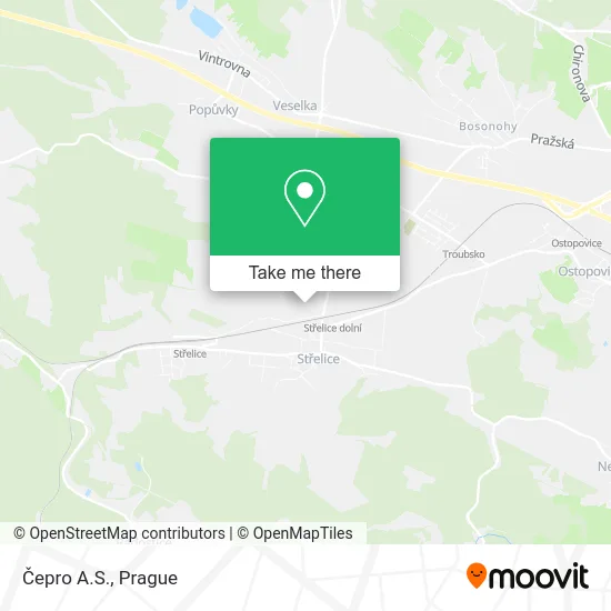 Карта Čepro A.S.