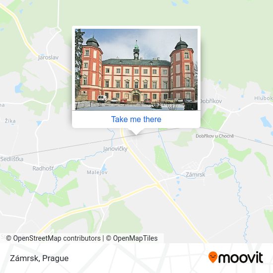 Карта Zámrsk