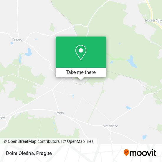 Dolní Olešná map