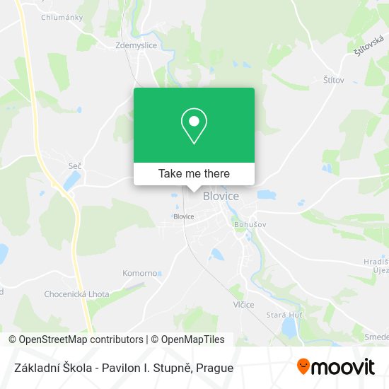 Základní Škola - Pavilon I. Stupně map