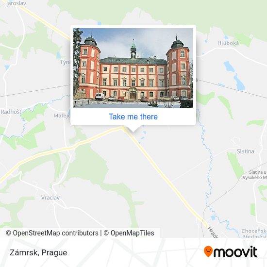 Карта Zámrsk